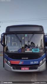 Auto Ônibus Moratense 26.062 na cidade de Francisco Morato, São Paulo, Brasil, por Busologia Gabrielística. Número da foto: #12214927.