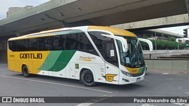 Empresa Gontijo de Transportes 7090 na cidade de Belo Horizonte, Minas Gerais, Brasil, por Paulo Alexandre da Silva. Número da foto: #12236363.