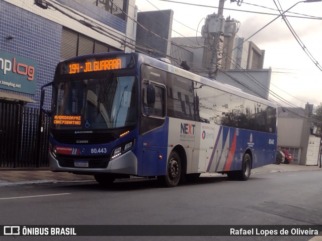 Next Mobilidade - ABC Sistema de Transporte 80.443 na cidade de São Caetano do Sul, São Paulo, Brasil, por Rafael Lopes de Oliveira. Número da foto: #12236795.