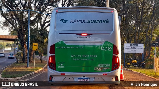 Rápido Sumaré 14319 na cidade de Paulínia, São Paulo, Brasil, por Allan Henrique. Número da foto: #12235816.