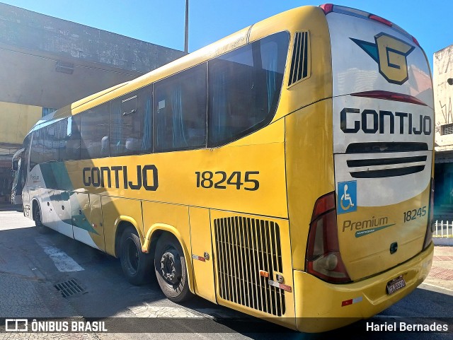 Empresa Gontijo de Transportes 18245 na cidade de Belo Horizonte, Minas Gerais, Brasil, por Hariel Bernades. Número da foto: #12235074.