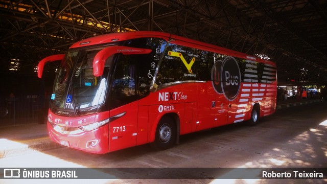 Next Mobilidade - ABC Sistema de Transporte 7713 na cidade de Santo André, São Paulo, Brasil, por Roberto Teixeira. Número da foto: #12236481.