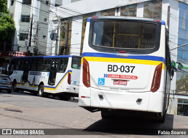Belém Rio Transportes BD-037 na cidade de Belém, Pará, Brasil, por Fabio Soares. Número da foto: #12235143.