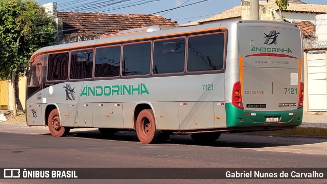 Empresa de Transportes Andorinha 7121 na cidade de Corumbá, Mato Grosso do Sul, Brasil, por Gabriel Nunes de Carvalho. Número da foto: #12236317.