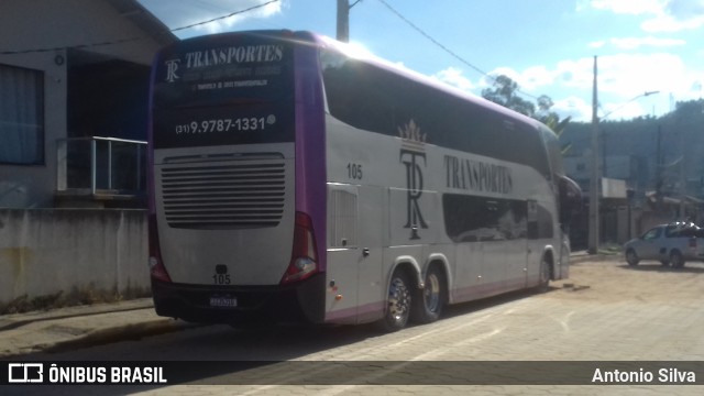 TR Transportes 105 na cidade de Santa Bárbara, Minas Gerais, Brasil, por Antonio Silva. Número da foto: #12237202.