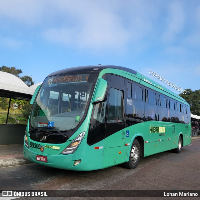 Transporte Coletivo Glória BB309 na cidade de Curitiba, Paraná, Brasil, por Lohan Mariano. Número da foto: #12237791.
