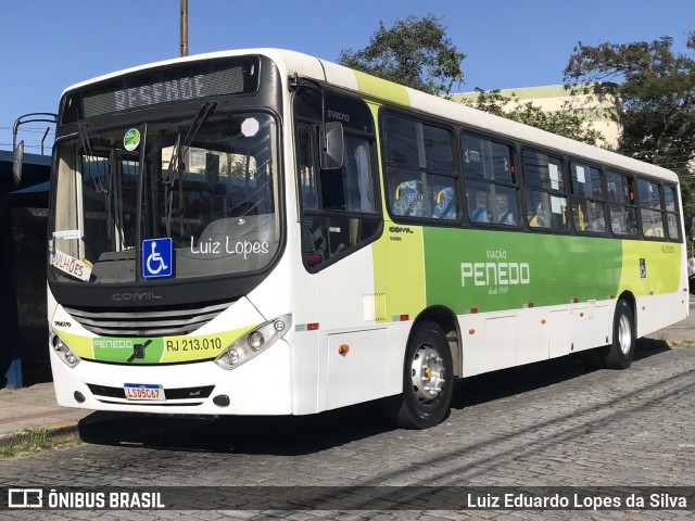 Viação Penedo RJ 213.010 na cidade de Resende, Rio de Janeiro, Brasil, por Luiz Eduardo Lopes da Silva. Número da foto: #12236532.
