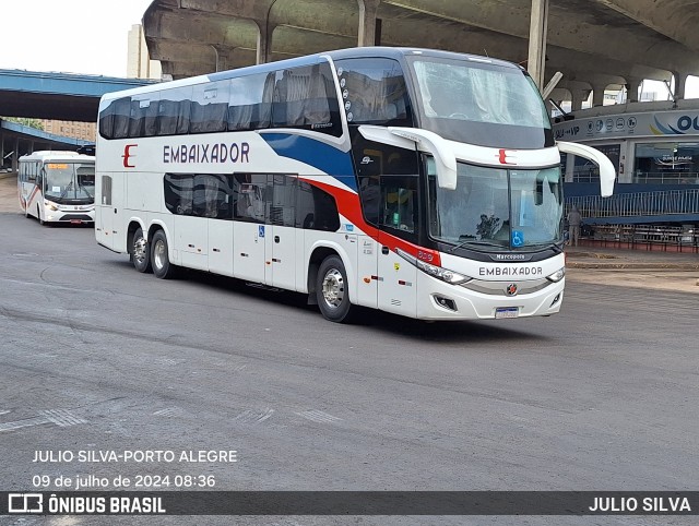 Expresso Embaixador 609 na cidade de Porto Alegre, Rio Grande do Sul, Brasil, por JULIO SILVA. Número da foto: #12237504.