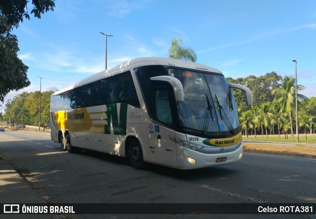 Viação Nacional 18570 na cidade de Ipatinga, Minas Gerais, Brasil, por Celso ROTA381. Número da foto: #12235144.
