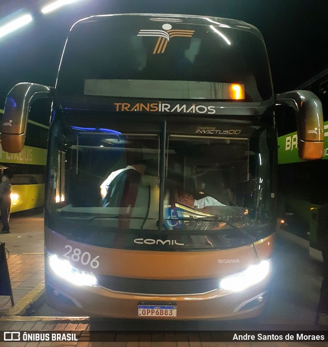 Transirmãos Turismo 2806 na cidade de Ribeirão Vermelho, Minas Gerais, Brasil, por Andre Santos de Moraes. Número da foto: #12236278.