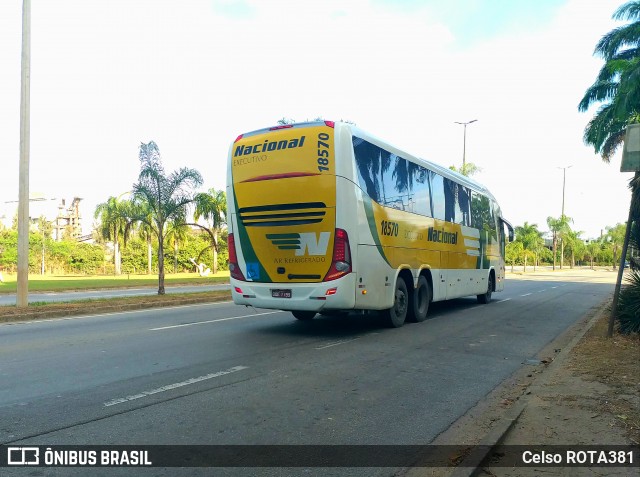 Viação Nacional 18570 na cidade de Ipatinga, Minas Gerais, Brasil, por Celso ROTA381. Número da foto: #12236171.