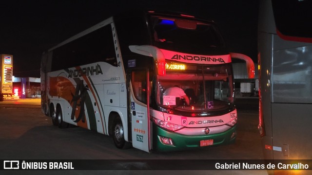 Empresa de Transportes Andorinha 6262 na cidade de Miranda, Mato Grosso do Sul, Brasil, por Gabriel Nunes de Carvalho. Número da foto: #12235151.