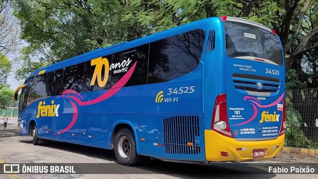 Rápido Expresso Fênix Viação 34525 na cidade de São Paulo, São Paulo, Brasil, por Fábio Paixão. Número da foto: #12238034.