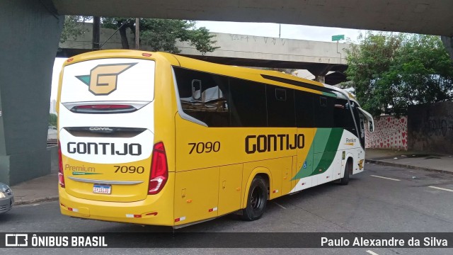 Empresa Gontijo de Transportes 7090 na cidade de Belo Horizonte, Minas Gerais, Brasil, por Paulo Alexandre da Silva. Número da foto: #12236367.