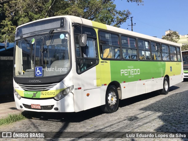 Viação Penedo RJ 213.012 na cidade de Resende, Rio de Janeiro, Brasil, por Luiz Eduardo Lopes da Silva. Número da foto: #12236538.