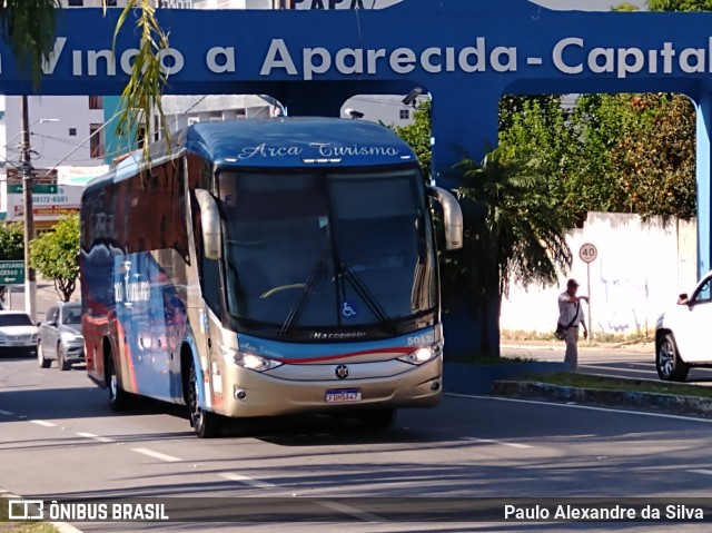 Arca Turismo 5047 na cidade de Aparecida, São Paulo, Brasil, por Paulo Alexandre da Silva. Número da foto: #12236472.