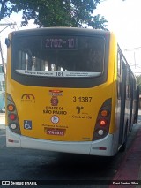 Viação Metrópole Paulista - Zona Leste 3 1387 na cidade de São Paulo, São Paulo, Brasil, por Davi Santos Silva. Número da foto: #12236673.