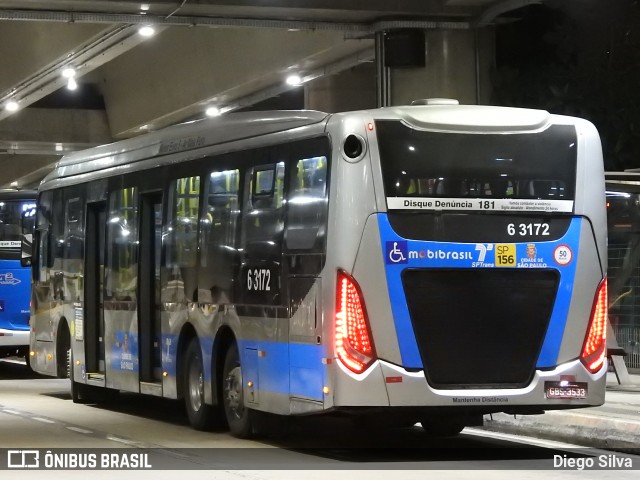 Viação Paratodos > São Jorge > Metropolitana São Paulo > Mobibrasil 6 3172 na cidade de São Paulo, São Paulo, Brasil, por Diego Silva. Número da foto: #12239891.