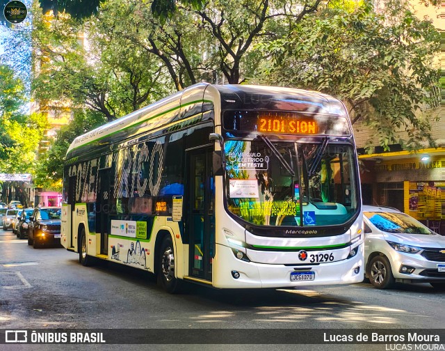 Coletivos São Lucas 31296 na cidade de Belo Horizonte, Minas Gerais, Brasil, por Lucas de Barros Moura. Número da foto: #12240779.