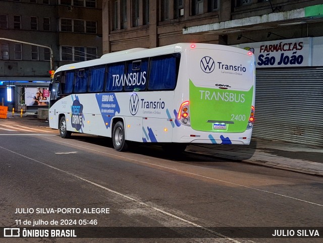 Transbus Cachoeirinha 2400 na cidade de Porto Alegre, Rio Grande do Sul, Brasil, por JULIO SILVA. Número da foto: #12238414.