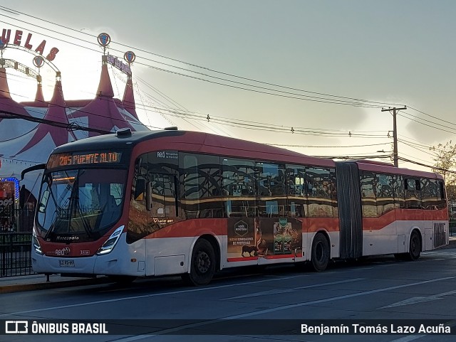 Subus 9730 na cidade de Puente Alto, Cordillera, Metropolitana de Santiago, Chile, por Benjamín Tomás Lazo Acuña. Número da foto: #12239317.