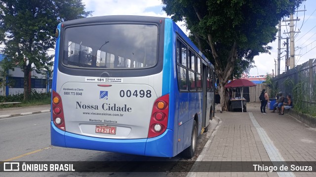 Viação Cidade de Caieiras 00498 na cidade de Franco da Rocha, São Paulo, Brasil, por Thiago de Souza. Número da foto: #12238372.