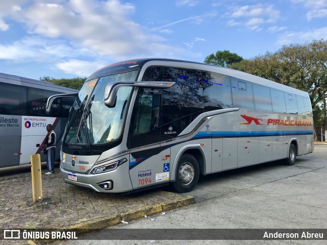 Viação Piracicabana 7094 na cidade de São Paulo, São Paulo, Brasil, por Anderson Abreu. Número da foto: #12240621.