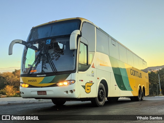 Empresa Gontijo de Transportes 14555 na cidade de Montes Claros, Minas Gerais, Brasil, por Ythalo Santos. Número da foto: #12238511.
