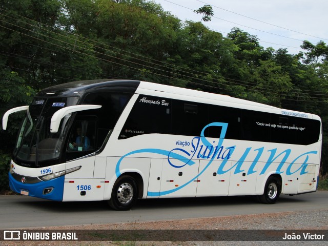 Viação Juína 1506 na cidade de Cuiabá, Mato Grosso, Brasil, por João Victor. Número da foto: #12240839.