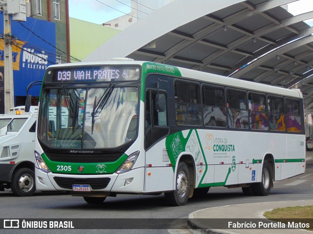 Viação Rosa Vitória da Conquista 2305 na cidade de Vitória da Conquista, Bahia, Brasil, por Fabrício Portella Matos. Número da foto: #12239992.