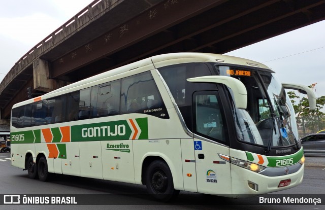 Empresa Gontijo de Transportes 21605 na cidade de Rio de Janeiro, Rio de Janeiro, Brasil, por Bruno Mendonça. Número da foto: #12238617.