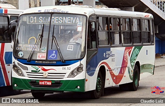 Expresso São Francisco 06.52 na cidade de Nilópolis, Rio de Janeiro, Brasil, por Claudio Luiz. Número da foto: #12240069.