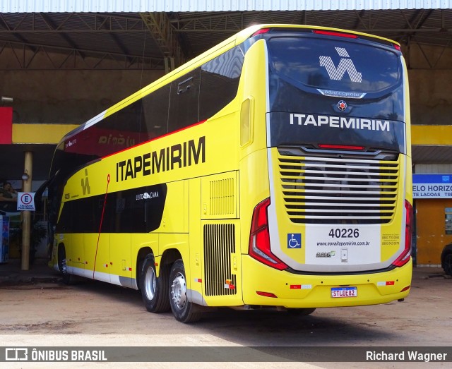 Viação Nova Itapemirim 40226 na cidade de Paracatu, Minas Gerais, Brasil, por Richard Wagner. Número da foto: #12239129.