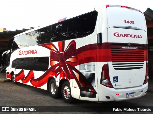 Expresso Gardenia 4475 na cidade de Três Corações, Minas Gerais, Brasil, por Fábio Mateus Tibúrcio. Número da foto: #12239848.