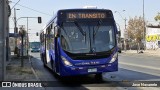Subus 7595 na cidade de Estación Central, Santiago, Metropolitana de Santiago, Chile, por Jose Navarrete. Número da foto: #12240652.