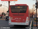 Buses Omega 7000 na cidade de Puente Alto, Cordillera, Metropolitana de Santiago, Chile, por Benjamín Tomás Lazo Acuña. Número da foto: #12239217.