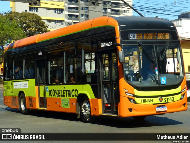Viação Globo 21143 na cidade de Belo Horizonte, Minas Gerais, Brasil, por Matheus Adler. Número da foto: #12242166.