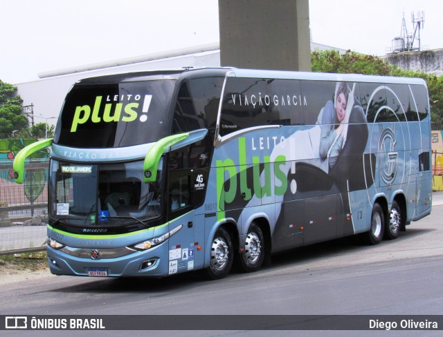 Viação Garcia 88017 na cidade de Rio de Janeiro, Rio de Janeiro, Brasil, por Diego Oliveira. Número da foto: #12241509.