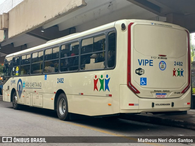 VIPE - Viação Padre Eustáquio 2482 na cidade de São Caetano do Sul, São Paulo, Brasil, por Matheus Neri dos Santos. Número da foto: #12241245.