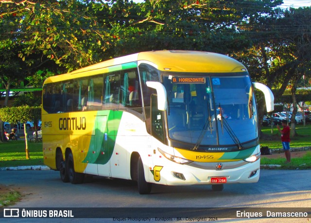 Empresa Gontijo de Transportes 19455 na cidade de Eunápolis, Bahia, Brasil, por Eriques  Damasceno. Número da foto: #12242700.