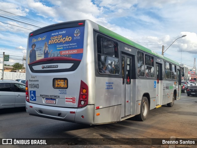 Viação Piracicabana Distrito Federal 118940 na cidade de SIA, Distrito Federal, Brasil, por Brenno Santos. Número da foto: #12242151.