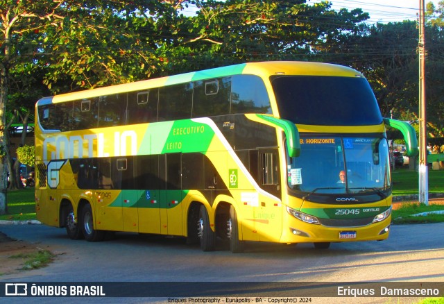 Empresa Gontijo de Transportes 25045 na cidade de Eunápolis, Bahia, Brasil, por Eriques  Damasceno. Número da foto: #12242699.