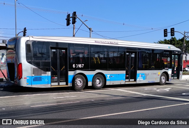 Viação Paratodos > São Jorge > Metropolitana São Paulo > Mobibrasil 6 3167 na cidade de São Paulo, São Paulo, Brasil, por Diego Cardoso da Silva. Número da foto: #12242408.