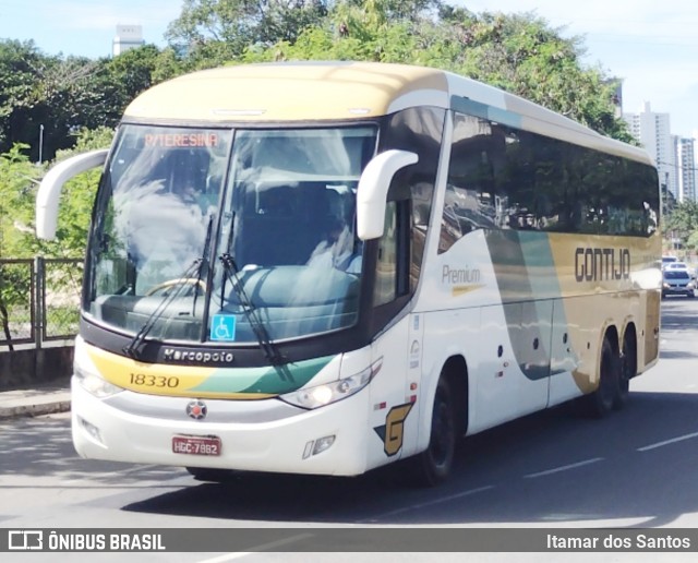 Empresa Gontijo de Transportes 18330 na cidade de Salvador, Bahia, Brasil, por Itamar dos Santos. Número da foto: #12242100.