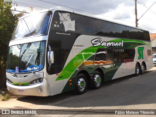 Samuel Transporte Turismo 1100 na cidade de Três Corações, Minas Gerais, Brasil, por Fábio Mateus Tibúrcio. Número da foto: #12241965.