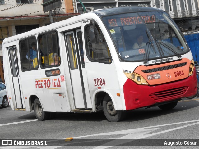 Petro Ita Transportes Coletivos de Passageiros 2084 na cidade de Petrópolis, Rio de Janeiro, Brasil, por Augusto César. Número da foto: #12241621.
