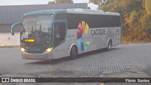 Cacique Transportes 4227 na cidade de Cruz das Almas, Bahia, Brasil, por Flávio  Santos. Número da foto: #12241126.