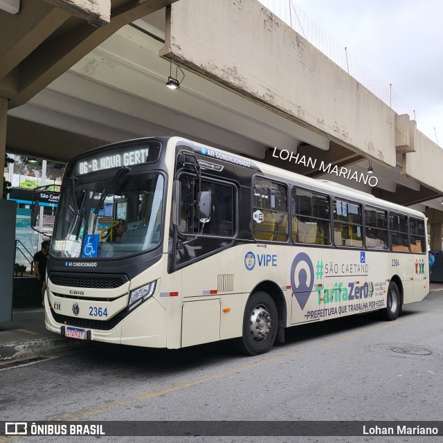 VIPE - Viação Padre Eustáquio 2364 na cidade de São Caetano do Sul, São Paulo, Brasil, por Lohan Mariano. Número da foto: #12241636.