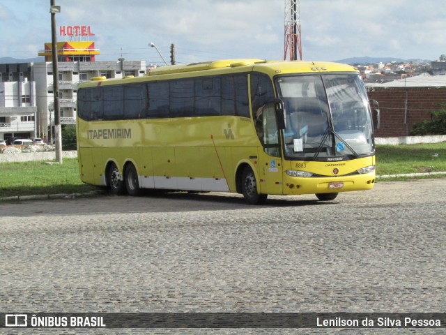 Viação Itapemirim 8883 na cidade de Caruaru, Pernambuco, Brasil, por Lenilson da Silva Pessoa. Número da foto: #12243024.