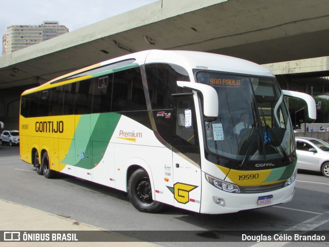 Empresa Gontijo de Transportes 19590 na cidade de Belo Horizonte, Minas Gerais, Brasil, por Douglas Célio Brandao. Número da foto: #12244073.